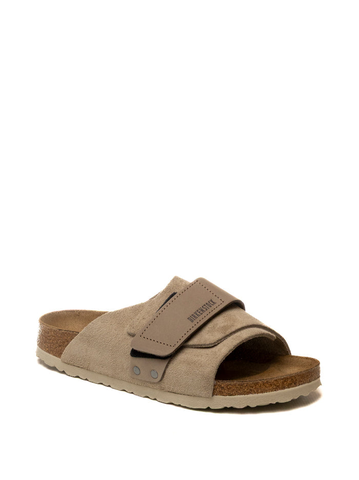 BIRKENSTOCK Sandalo kyoto camoscio taupe KYOTO 1015573-TAUPE