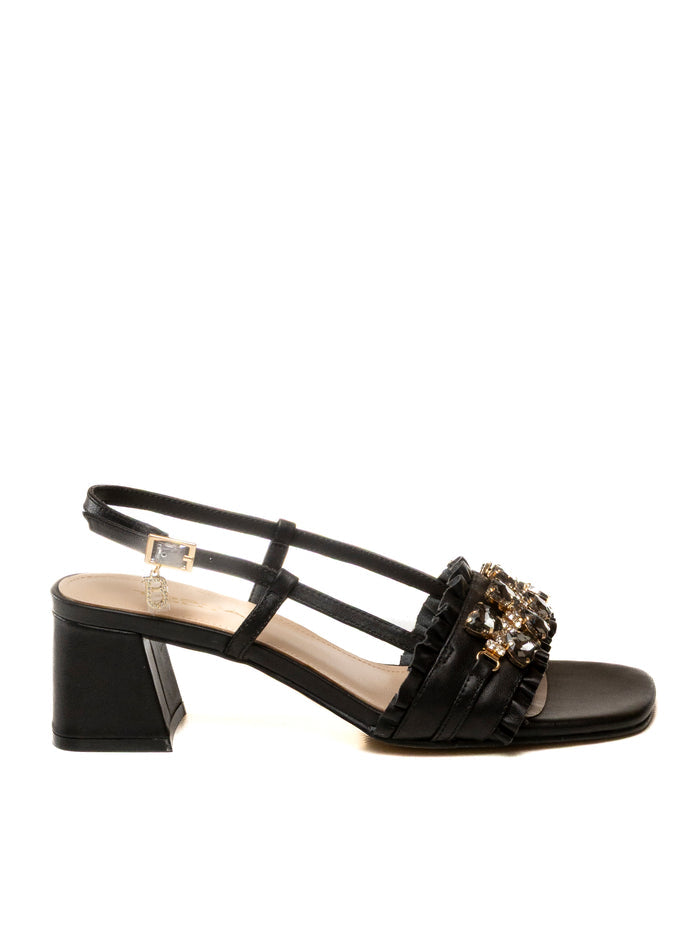 TOSCABLU Sandalo pelle nero 22S225 PELLE-NERO