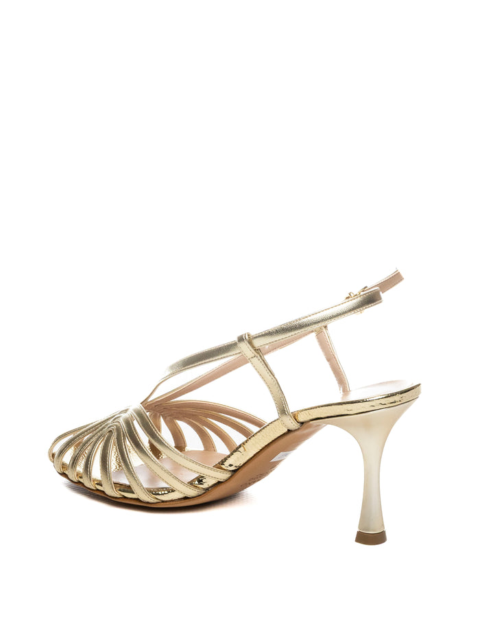 ALBANO Sandalo pelle platino 5613 SOFT-PLATINO