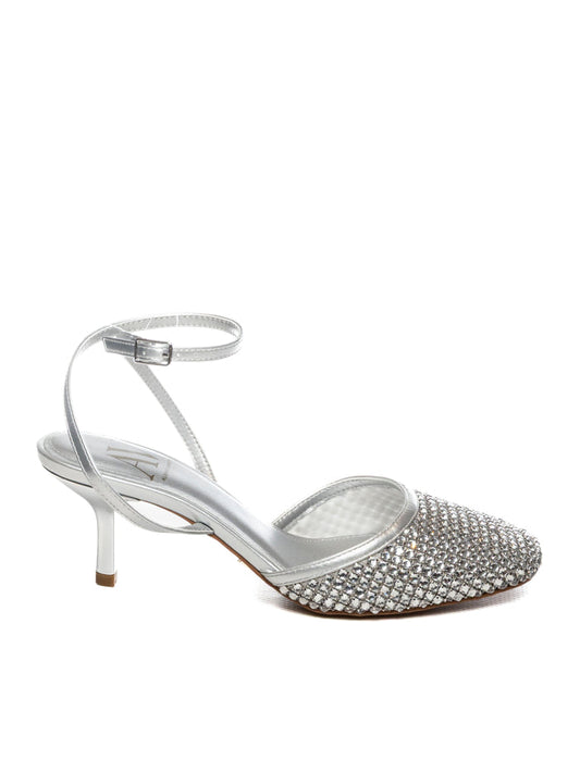 ALBANO VANITY Sandalo strass argento 7017 STRASS-ARGENTO