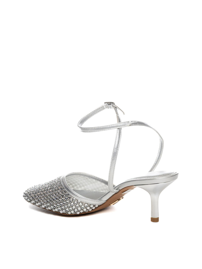 ALBANO VANITY Sandalo strass argento 7017 STRASS-ARGENTO