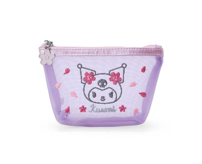 Sanrio Sakura 2024 Mesh Pouch Kuromi
