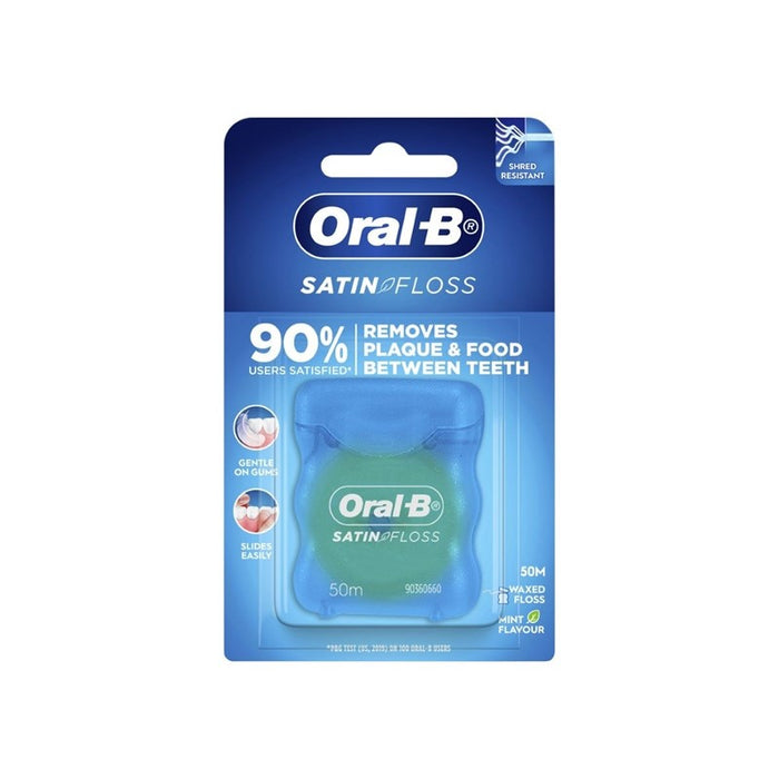 ORAL-B Satin Dental Floss Mint 50M | Isetan KL Online Store