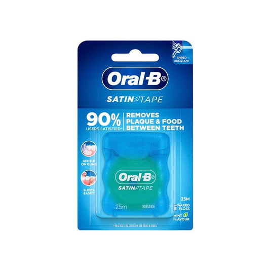 ORAL-B Satin Tape Dental Floss Mint 25M | Isetan KL Online Store