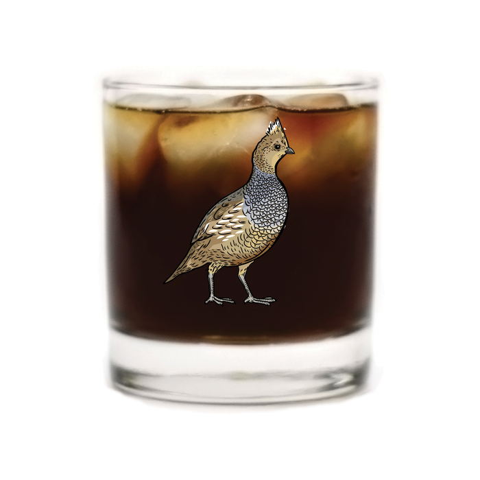 Scaled Quail Whiskey Glass