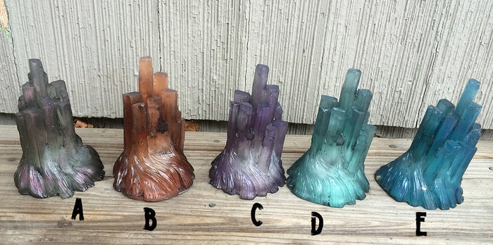 SELENITE CAST CRYSTAL LED