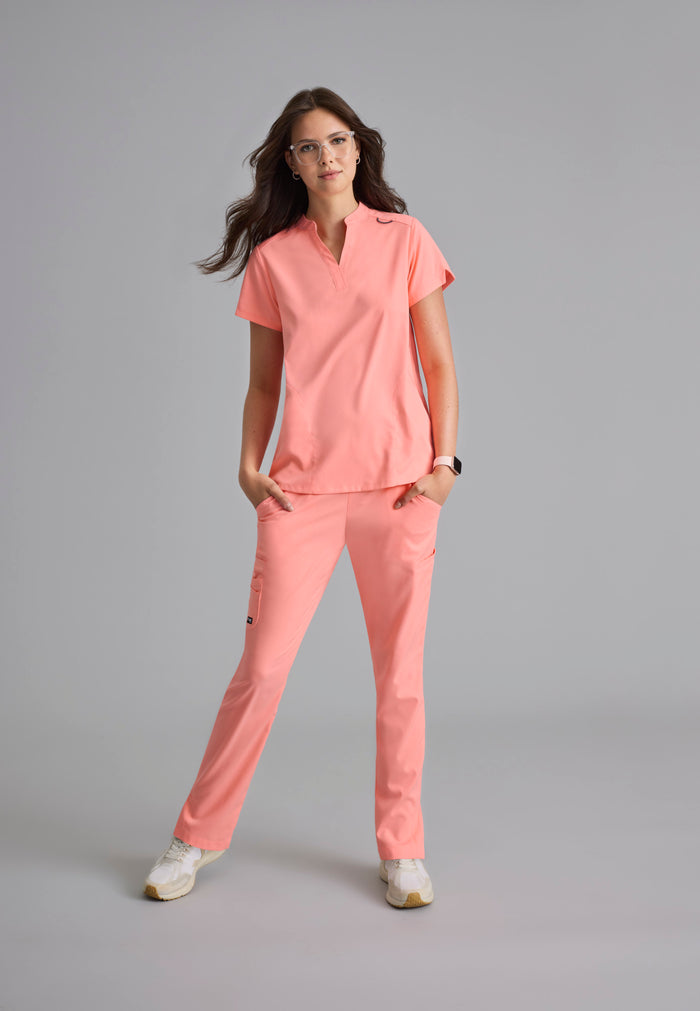 Serena Pant - Bright Papaya - Grey's Anatomy Scrubs