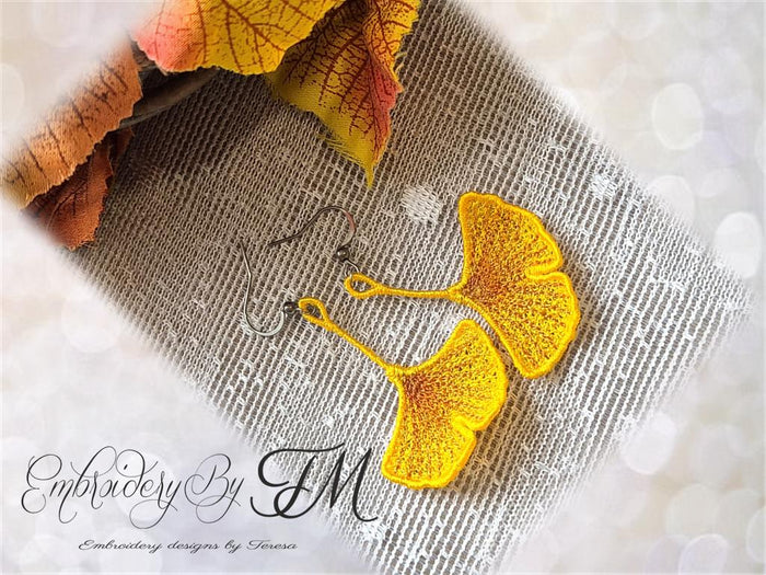 Set Fall earrings /  4x4 hoop
