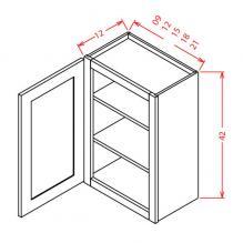 42″ Shaker Antique White Wall Cabinet – RTA Direct