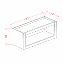 Shaker Antique White Wall Cabinet – RTA Direct