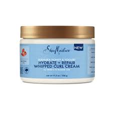 SHEA MOISTURE Manuka Honey & Yogurt hydrate + Repair Whipped Curl Cream كريم الشعر بزبدة الشيا
