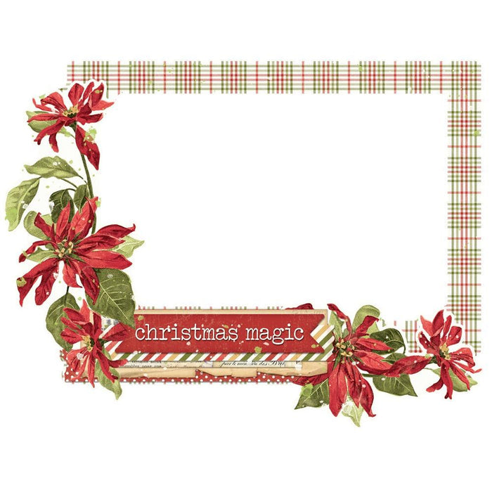 Simple Stories - Chipboard Frames - Simple Vintage Yuletide. Embellishments can add whimsy, dimension, color and style to greeting cards, scrapbook pages, altered art, mixed media and more. This package contains 6 Chipboard Frames. Available at Embellish Away located in Bowmanville Ontario Canada.