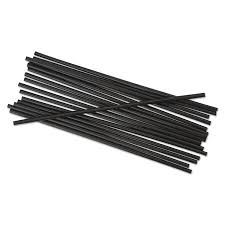 SIP STIR STRAW / 5.25" / BLACK  (10/1,000/10,000)