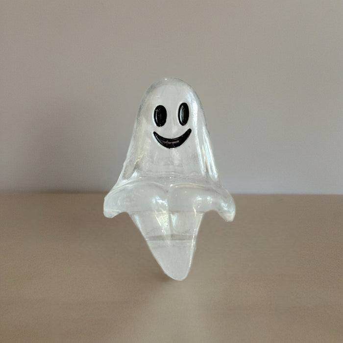 Sitting Ghost Charm - Tumbler Handle Charm