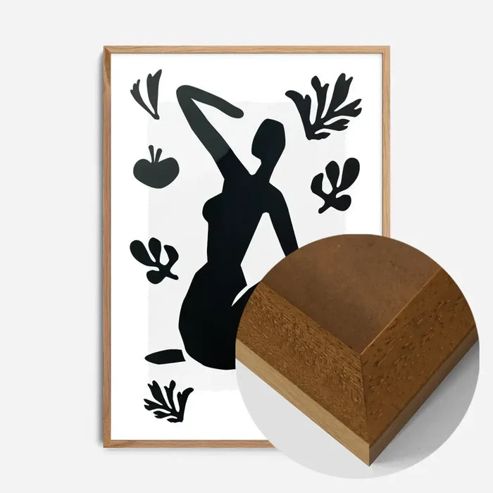 21x30cm | 8¼ x 11¾in / Oak Wood Frame