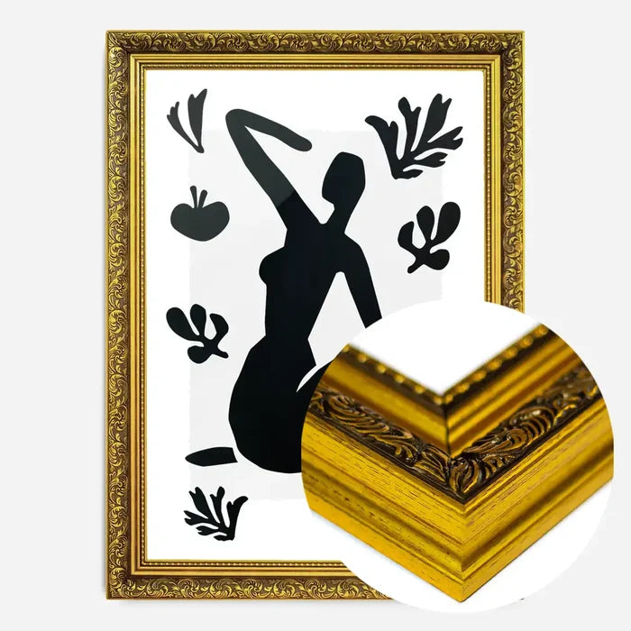 21x30cm | 8¼ x 11¾in / Gold Ornate Frame