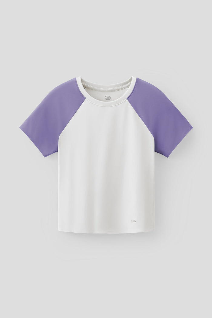 White - Purple / S
