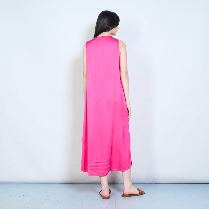 Sleeveless button-detail midi dress wholesale
