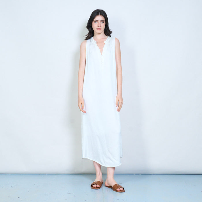 Sleeveless button-detail midi dress wholesale