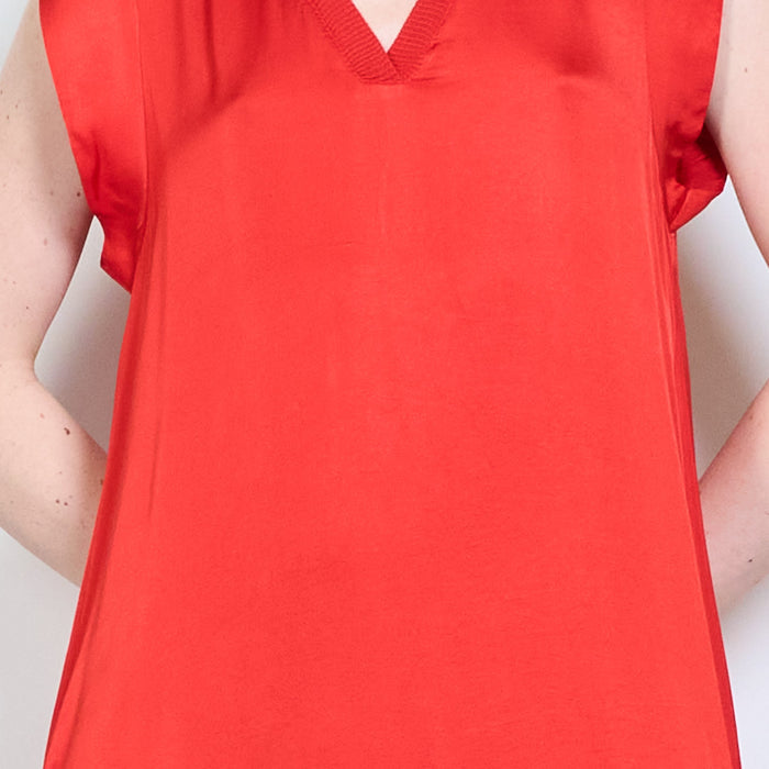 Sleeveless fluid maxi dress wholesale
