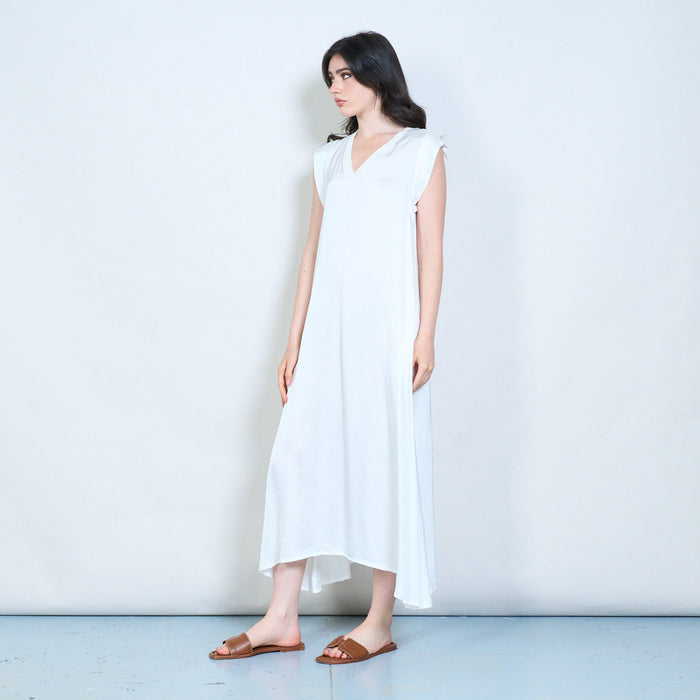 Sleeveless fluid maxi dress wholesale