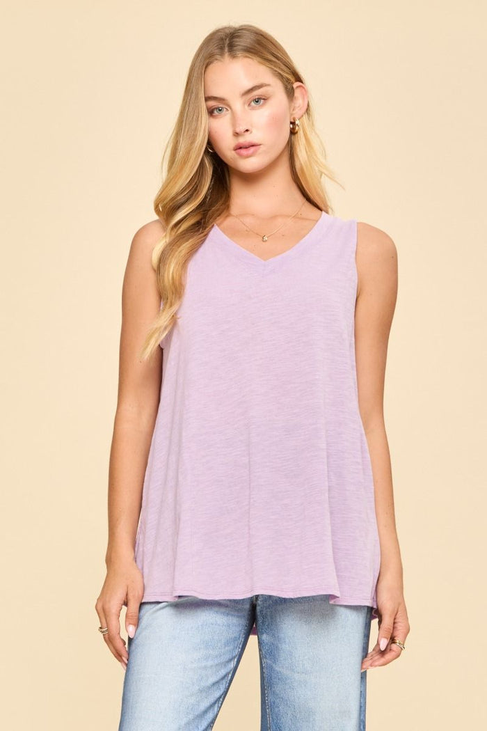 Sleeveless V-Neck Top-Andree by Unit