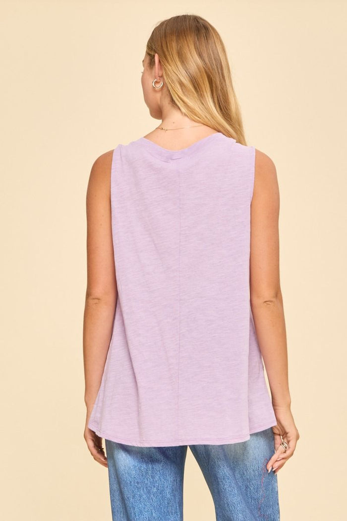 Sleeveless V-Neck Top-Andree by Unit