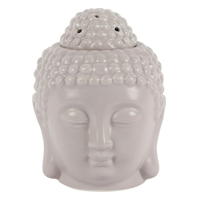 Small Grey Buddha Head Oil Burner 🇬🇧