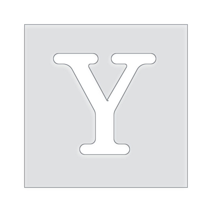 Small Letter Templates A-Z Acrylic Router Template