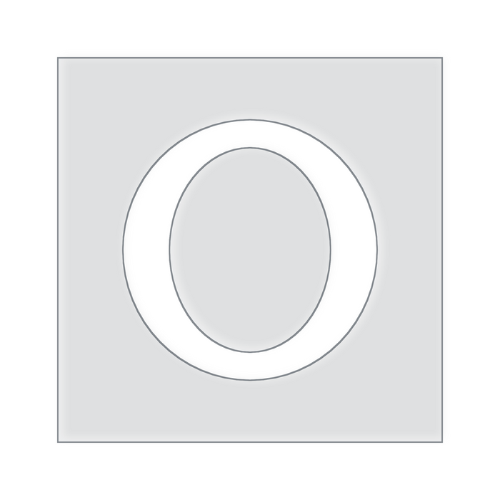 Small Letter Templates A-Z Acrylic Router Template