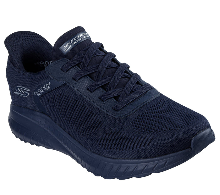 SKECHERS Sneaker bob squad slip ins blu 118312 BOB SQUAD CHAOS-DKNV