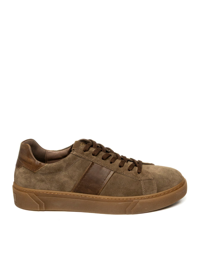 NERO GIARDINI Sneaker camoscio fango 500951 AROLD-FANGO