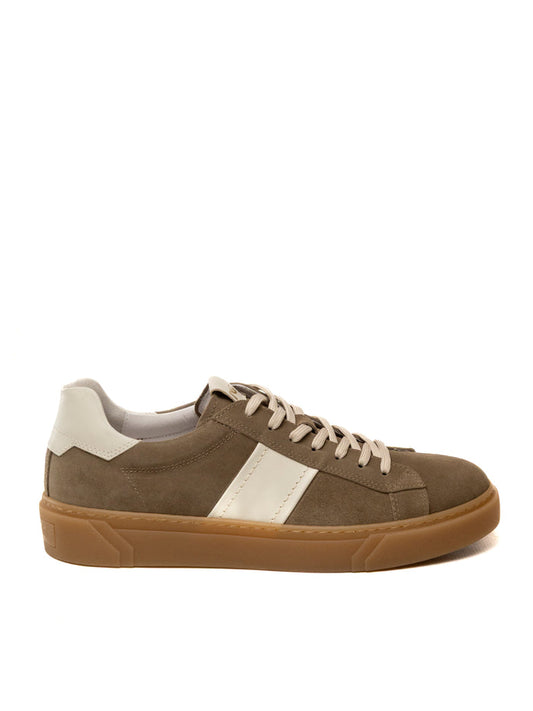 NERO GIARDINI Sneaker camoscio taupe E500694 AROLD-VELO