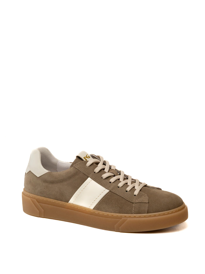 NERO GIARDINI Sneaker camoscio taupe E500694 AROLD-VELO