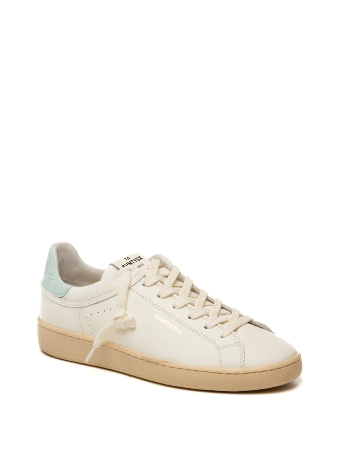 THE 76 Sneaker jump bianco/menta JUMP D PELLE-MINT