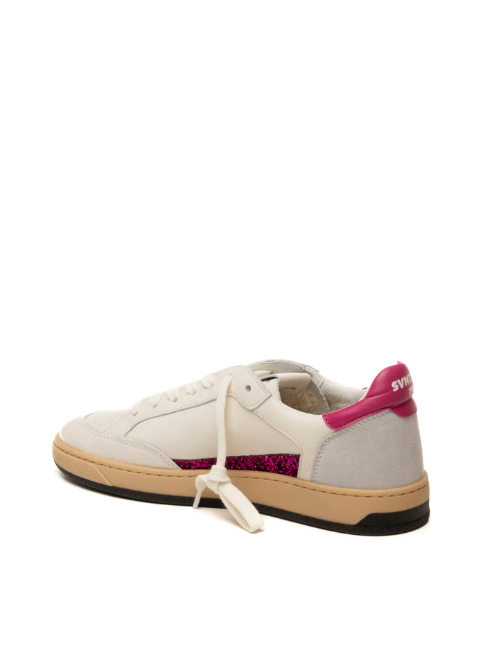 THE 76 Sneaker stay bianco/fuxia STAY D PELLE-WHI/FUXIA