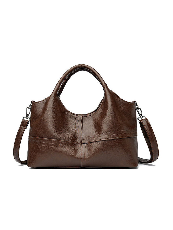 Soft Leather Handbag Women's Lightweight And Large Capacity Crossbody Bag 🇨🇳