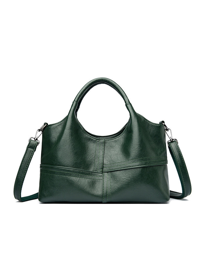 Soft Leather Handbag Women's Lightweight And Large Capacity Crossbody Bag 🇨🇳