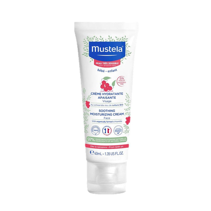 MUSTELA Soothing Moisturizing Cream Face With Organically Farmed Schisandra 40ml | Isetan KL Online Store