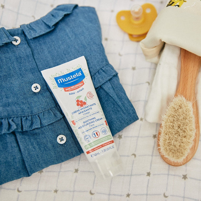 MUSTELA Soothing Moisturizing Cream Face With Organically Farmed Schisandra 40ml | Isetan KL Online Store