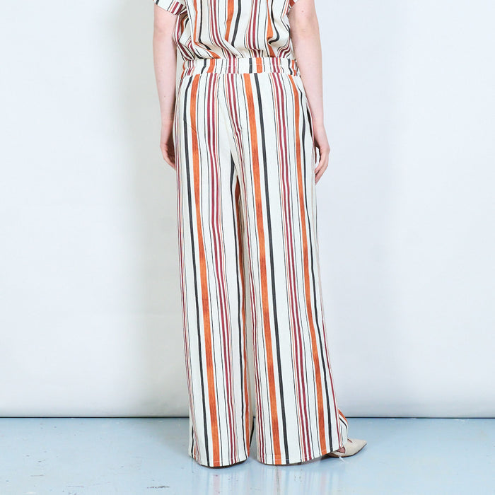 Sorbet stripe relaxed fit trousers wholesale