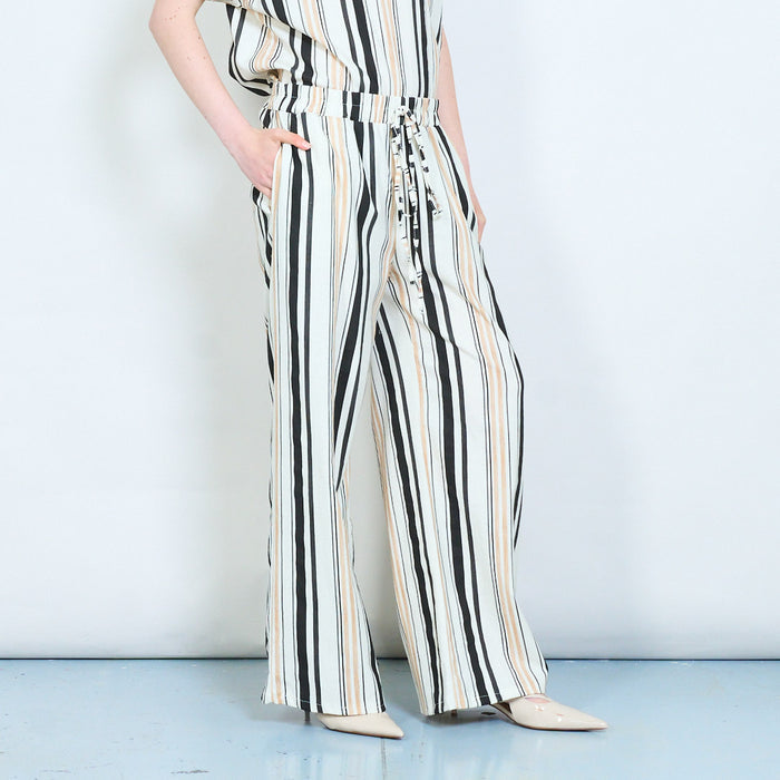 Sorbet stripe relaxed fit trousers wholesale