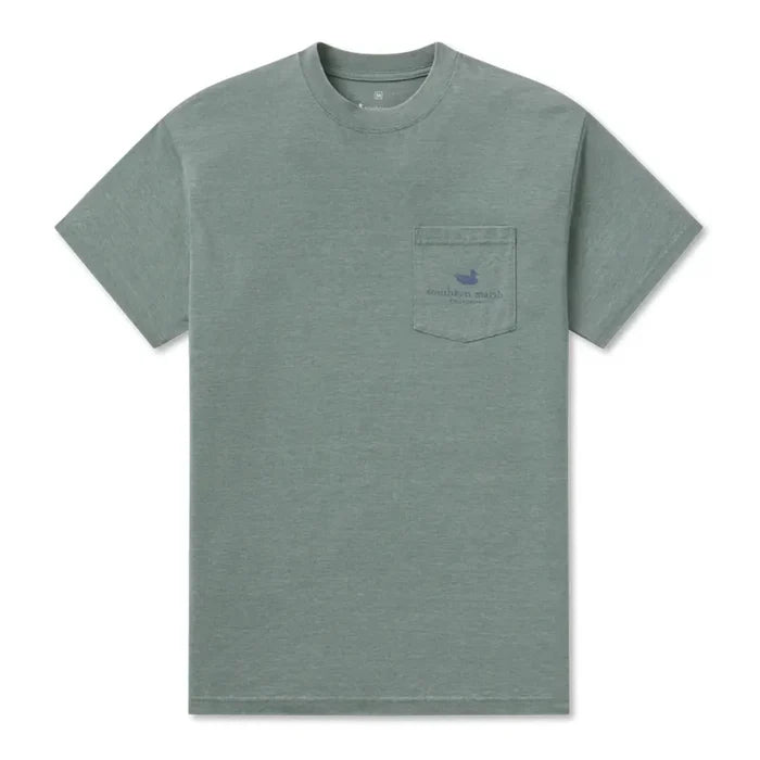 Southern Marsh Men's Seawash Shrimp Boil Short Sleeve T-Shirt