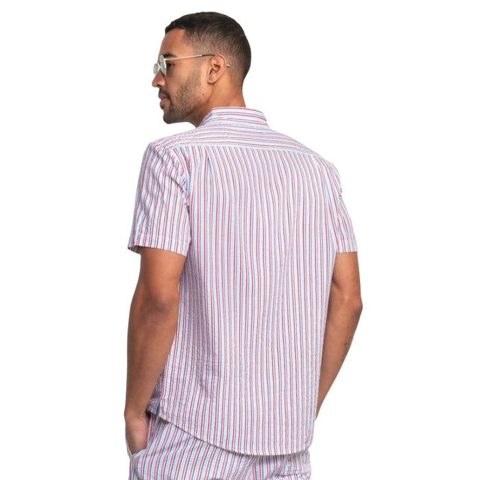 Southern Shirt Men's Clubhouse Seersucker Baja Short Sleeve
