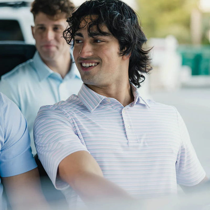 Southern Shirt Men's Tybee Stripe Polo