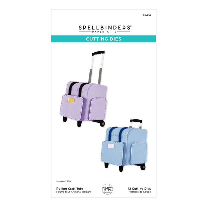 Spellbinders - Die - Rolling Craft Tote. Available at Embellish Away in Bowmanville Ontario Canada.