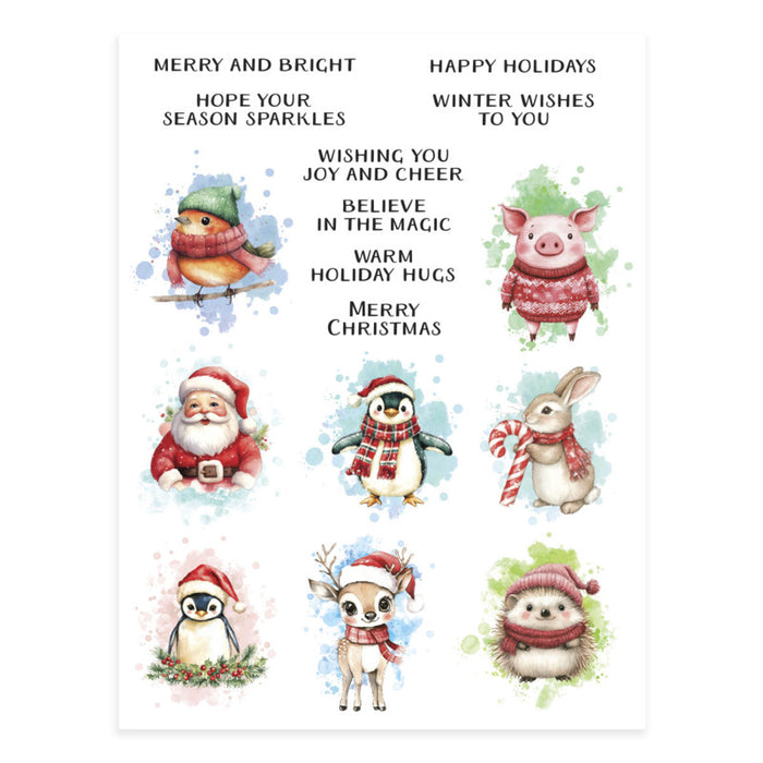 Spellbinders - Rub-ons - Holiday Magic. Available at Embellish Away located in Bowmanville Ontario Canada.