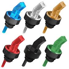 SQUARE TIP SCREENED POURER - DOZEN - RED