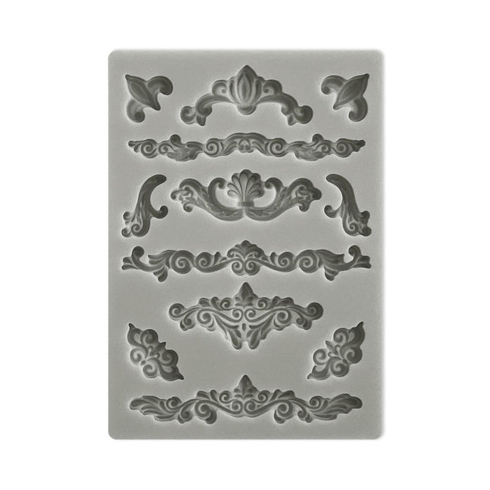 Stamperia - Silicone Mould A6 - Sunflower Art Corners And Embellishments. Available at Embellish Away located in Bowmanville Ontario Canada.