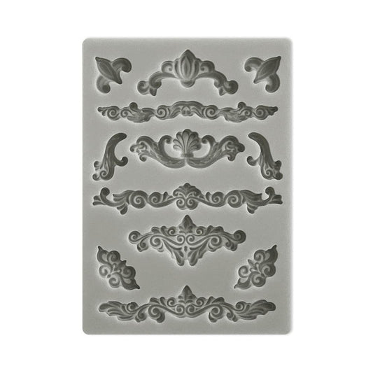 Stamperia - Silicone Mould A6 - Sunflower Art Corners And Embellishments. Available at Embellish Away located in Bowmanville Ontario Canada.